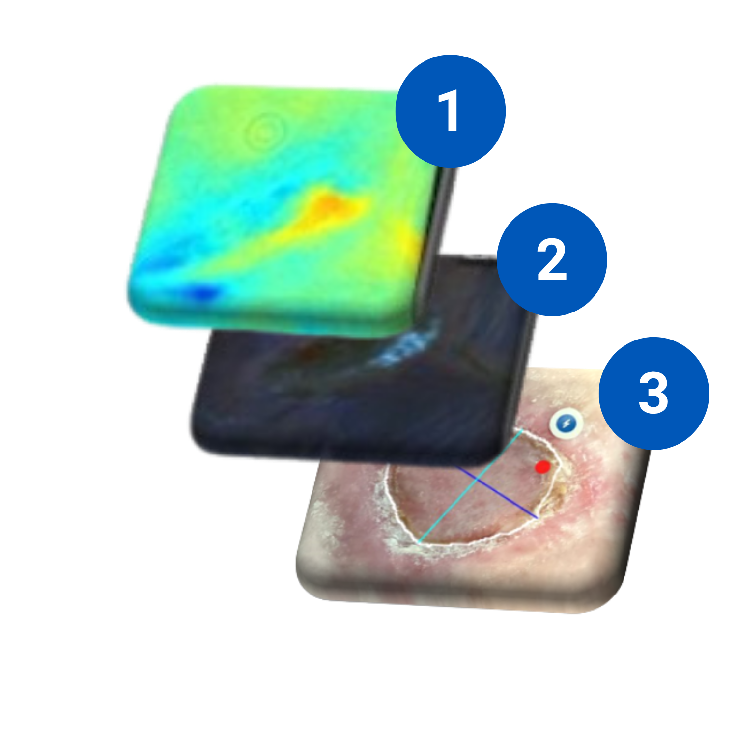 Three Images with One Click